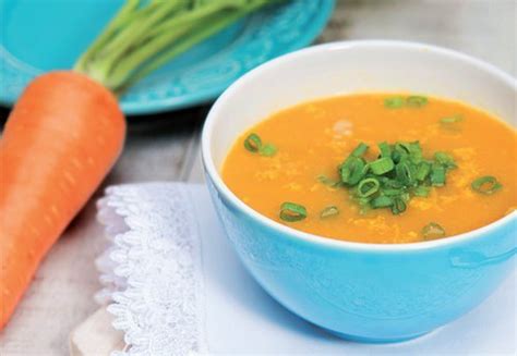 Receitas Da Erika De Castro Sopa Fria De Cenoura Laranja