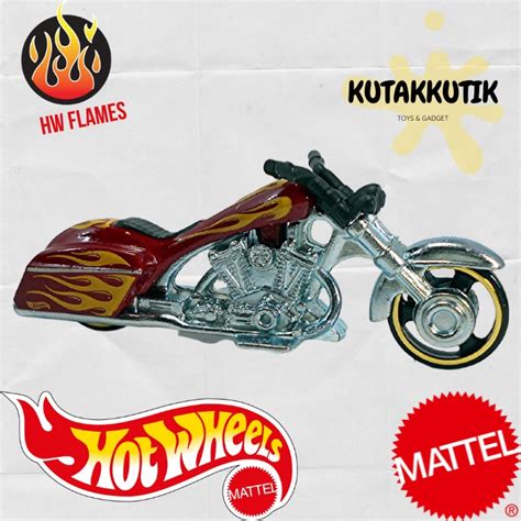 Jual Hot Wheels Bad Bagger Hotwheels Motor Tampo Api Hw Flames Shopee Indonesia