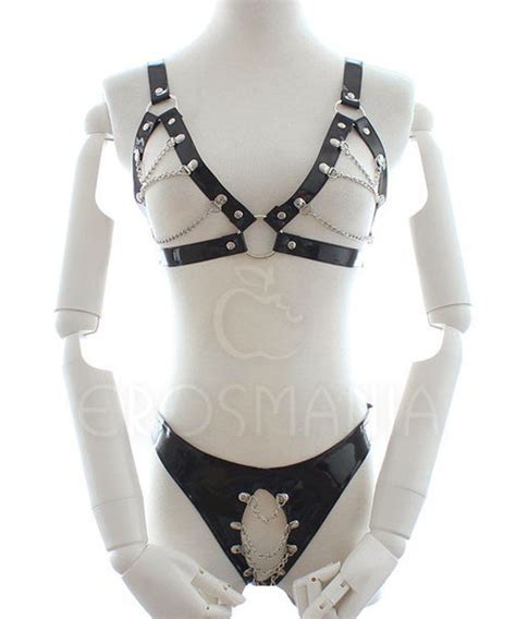 Conjunto Dominatrix Correntes Sex Shop Erosmania