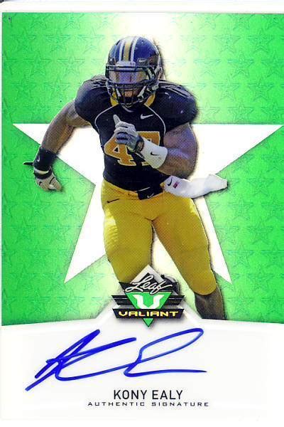 Kony Ealy Rookie Rc Draft Auto Autograph Missouri Mizzou College