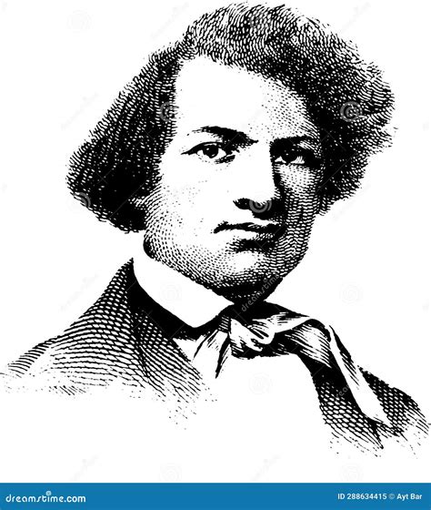 Frederick Douglass Vintage Sketch Of Douglass Social Reformer And