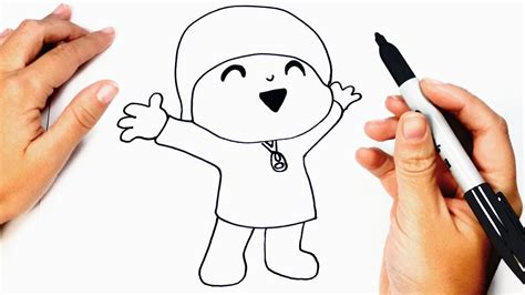 Pocoyo Drawing Drawingnow offers a step by step drawing tutorials for ...