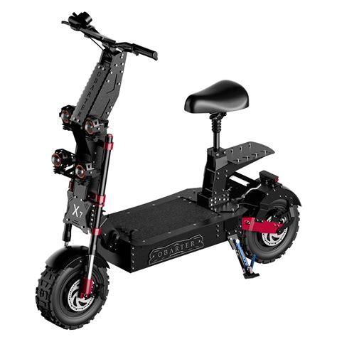 Obarter X Electric Mountain Scooter W Mph Max Speed Long