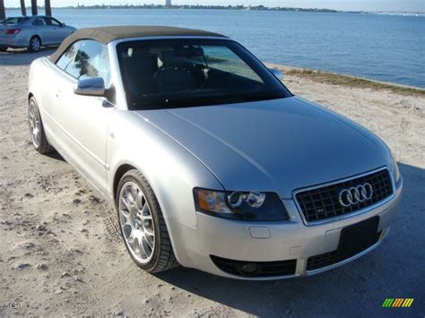 Light Silver Metallic 2004 Audi S4 42 Quattro Cabriolet Exterior Photo