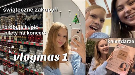 Vlogmas 1 Zaczynamy świąteczne Zakupy🎄 Youtube