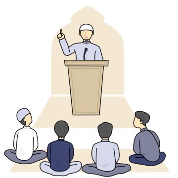 Ilustrasi Dakwah Dakwah Islam Panduan PNG Transparan Clipart Dan