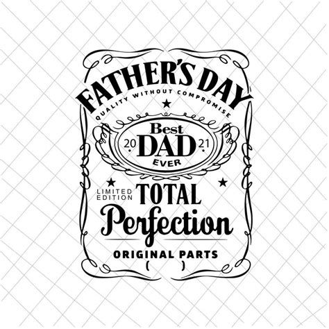 Best Dad Ever Svg Dad Whiskey Label Father S Whiskey Label Svg