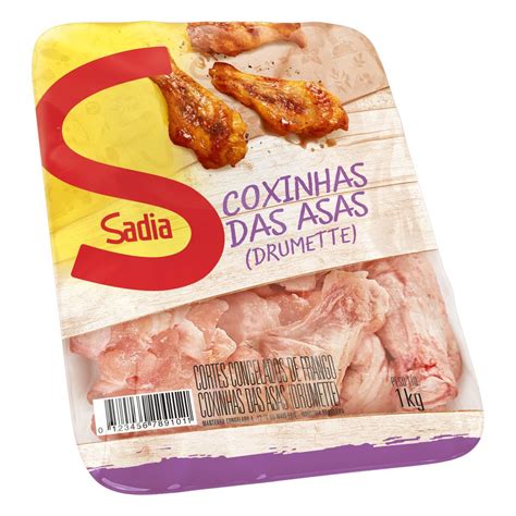 Coxinhas Das Asas De Frango Congelada Sadia 1kg Big Box 402403 Norte