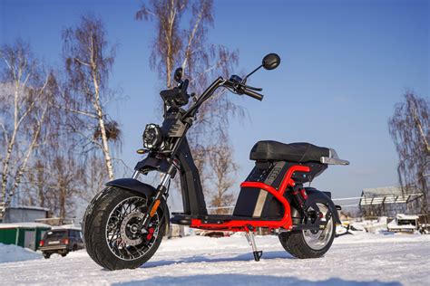 Купить Электроскутер WHITE SIBERIA PRO BLACK EDITION 5000W