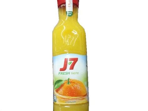 Сок J7 Апельсин Fresh Taste - калорийность, пищевая ценность ⋙ ...