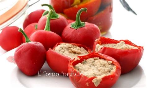 Peperoncini Piccanti Ripieni Food Finger Foods Stuffed Peppers