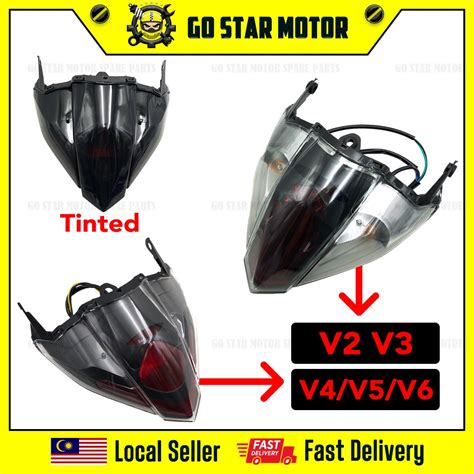 YAMAHA LC135 NEW 135LC LC V2 V3 V4 V5 V6 TAIL LAMP ASSY LAMPU BELAKANG