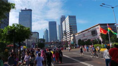 Akhir Pekan Ini Car Free Day Di Jakarta Ditiadakan Sementara Waktu