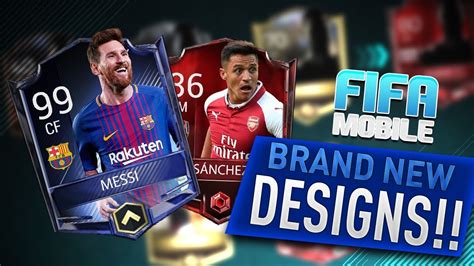 Fifa Mobile New Season Card Designs Youtube