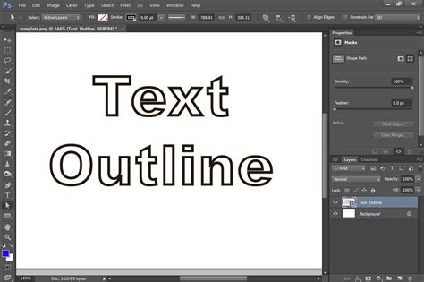 How to Have White Text With a Black Outline in Photoshop CS6 | It Still ...