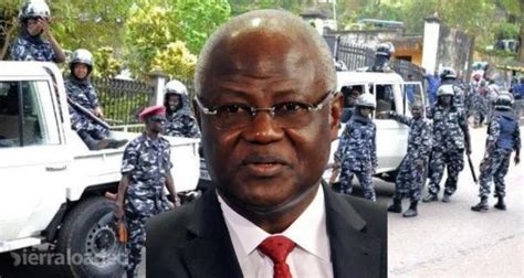 Former President Ernest Bai Koroma Under Enhanced Security Not Under