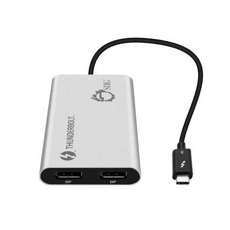 Thunderbolt V3 (USB-C) to Dual DisplayPort Adapter - Walmart.com - Walmart.com