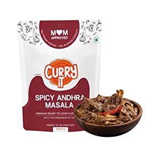 Curryit Ready To Cook Spicy Andhra Masala Andhra Style Chicken Curry