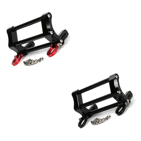 Lcg Metal Front Bumper With Tow For Axial Scx Trx Rc Crawler