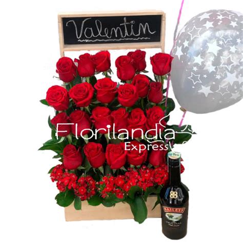 Arreglo De Rosas Rojas Valentin Florilandia Express Florister A