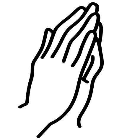 Praying Hands With Wings Svg