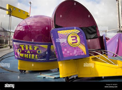 Carnival ride tilt a whirl hi-res stock photography and images - Alamy