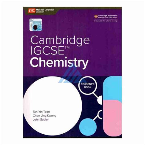 Cambridge IGCSE Chemistry Students Book Maryam Academy Booksellers