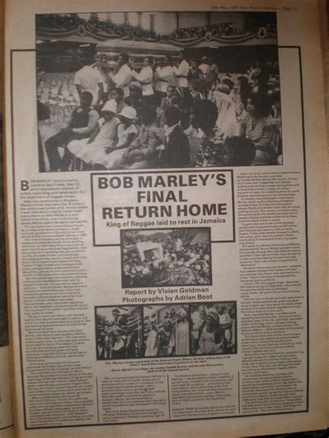 Ehrhart blog: bob marley funeral | Bob marley, Bob marley pictures, Marley