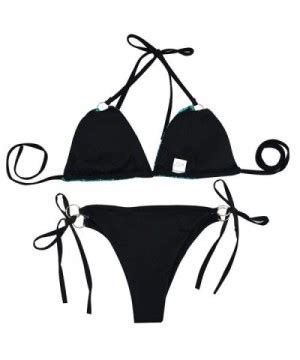 Women S Pcs Triangle Swimwear Sexy Sequin Bling Bikini Swimsuit Set Green C Mzm
