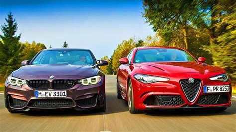 2018 BMW M3 Competition Vs 2018 Alfa Romeo Giulia Quadrifoglio YouTube