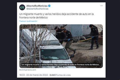 Migrante Venozolano Accidente Frontera Confirman Saldo Mortal