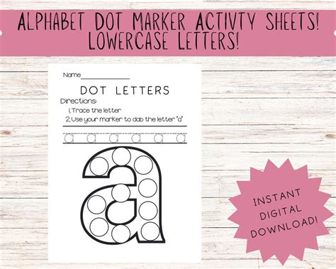 Alphabet Dot Art Letters Printables Worksheets Practice Alphabet ...