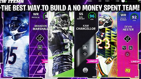 The Best Way To Build A No Money Spent Team In Madden Madden