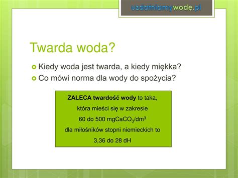 PPT Zmiękczanie wody PowerPoint Presentation free download ID 4997003