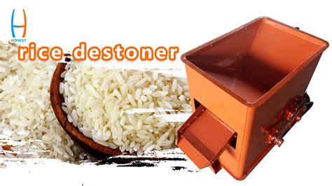 HONEST TQSC28 Rice Stone Removing Machine Rice Destoner YouTube