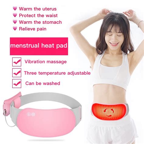 Rechargable Menstrual Heat Pad Warmer Pad USB Electric Heating Pad For