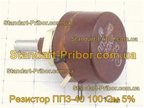 ⭐ Резистор ПП3-40 100 Ом 5%. Низкие цены. На складе в наличии.