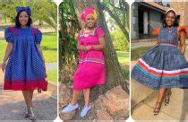 Fabulous South African Shweshwe Dresses Styles Shweshwe U