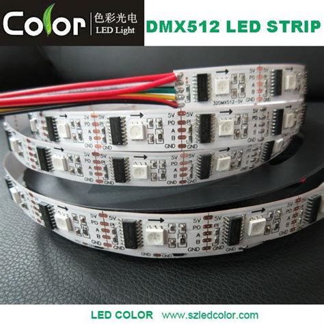 DMX512 Full Color LED Strip Digital RGB LED Strip Addressable LED