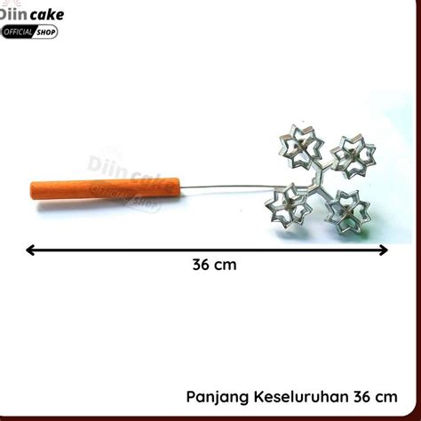 Jual Best Rating Cetakan Kue Kembang Goyang Bentuk Bintang Diameter