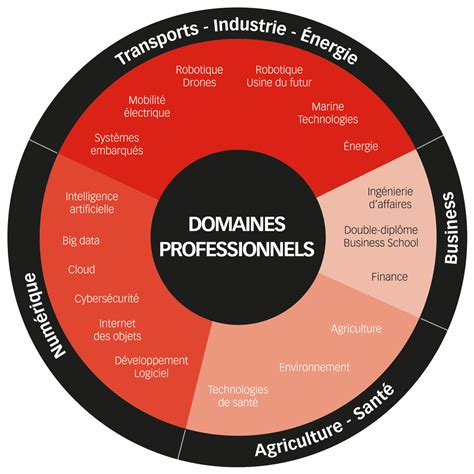 Domaines Professionnels Ann Es Et Grande Cole D Ing Nieurs