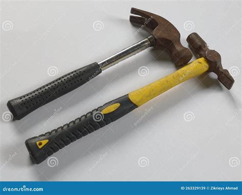 Hammer and Warrington Hammer on Isolated Background Stock Image - Image ...