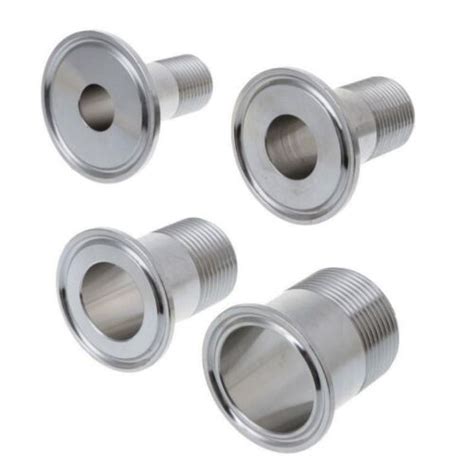 Stainless Steel Sanitary Male Threaded Ferrule Pipe Fitting Tri