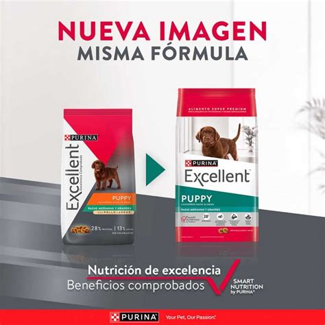 Purina Excellent Cachorro Razas Medianas Y Grandes 15 Kg 33125 469