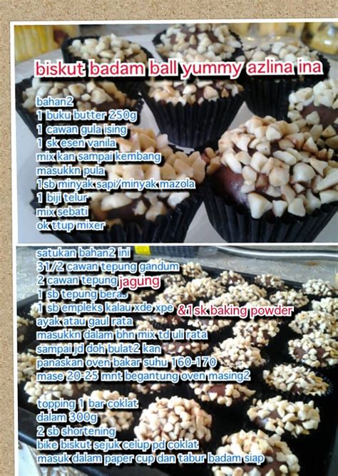 Sukatan Cawan Resepi Biskut Makmur Azlina Ina Swiss Tart Hazelnut