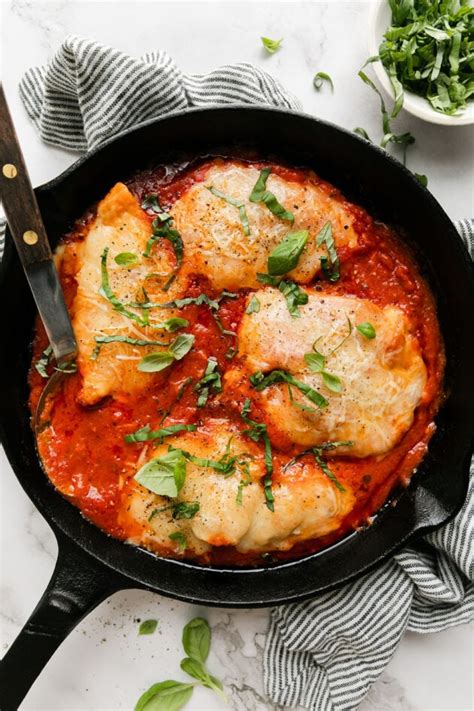 Healthy Chicken Parmesan (30 minute meal) - The Real Food Dietitians