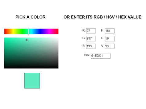 Color picker rgb - mainhive