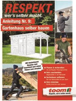 Respekt Wer S Selber Macht Anleitung Nr Gartenhaus Selber Bauen