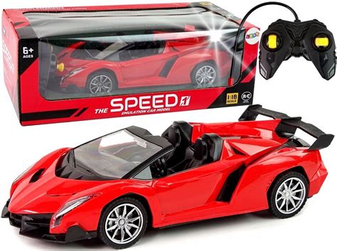 Auto Sportowe Zdalnie Sterowane Rc Pilot Czerwone