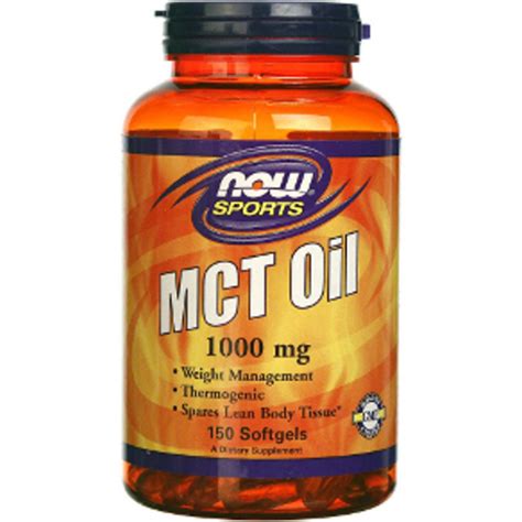 MCT Oil Softgels By NOW Foods Lowest Prices At Muscle Strength